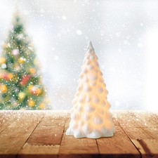 Lighted Christmas Tree Figurine Tabletop Christmas Tree Christmas Gift Night