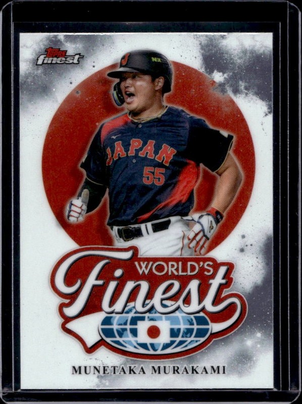 2026 Topps Finest Munetaka Murakami Worlds Rookie RC #WF-24