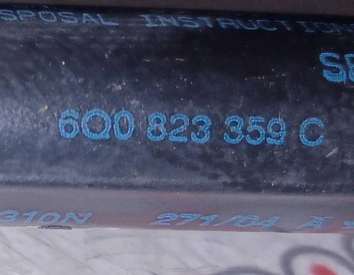 Stoßdämpferstange für die vordere Motorhaube  VOLKSWAGEN POLO (9N) 1.4 TDI