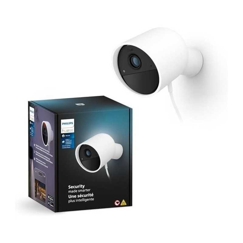 Caméra HD 1080P Philips Hue Secure filaire avec vision nocturne et détection