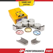 Pistons Main Rod Bearings for 92-06 Chevrolet GMC C1500 S10 Isuzu 4.3 V6 OHV 12V