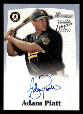 2000 Bowman #AP Adam Piatt Autographs