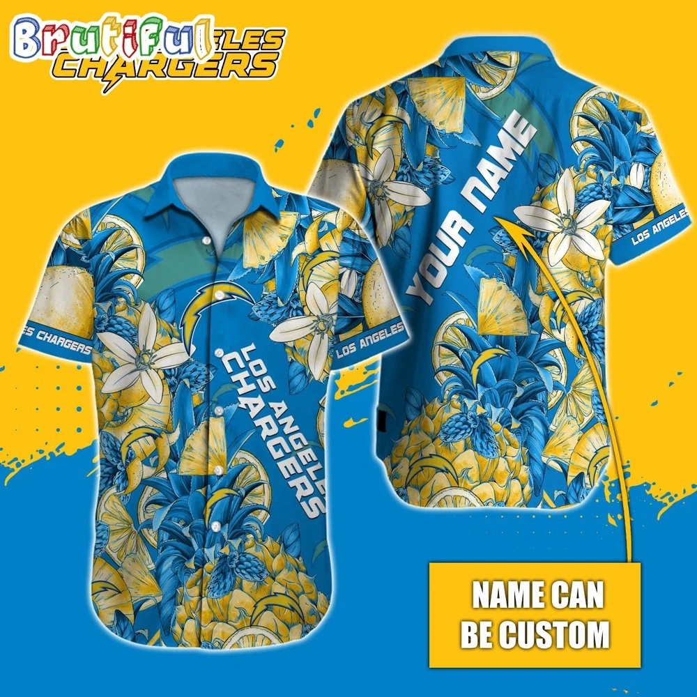 Personalized football Los Angeles Hawaiian Shirt Special Tropical Fruit