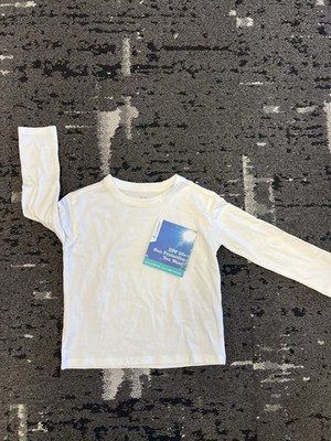 Coolibar UPF 50+ UV Protection White Long Sleeve Shirt Toddler Size 3T  NWT