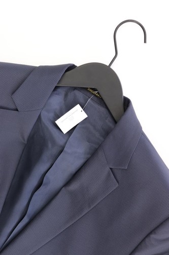 ⭐ CARLIONE blazer per uomo taglia 50, M blu di lana ⭐ - Foto 6 di 6