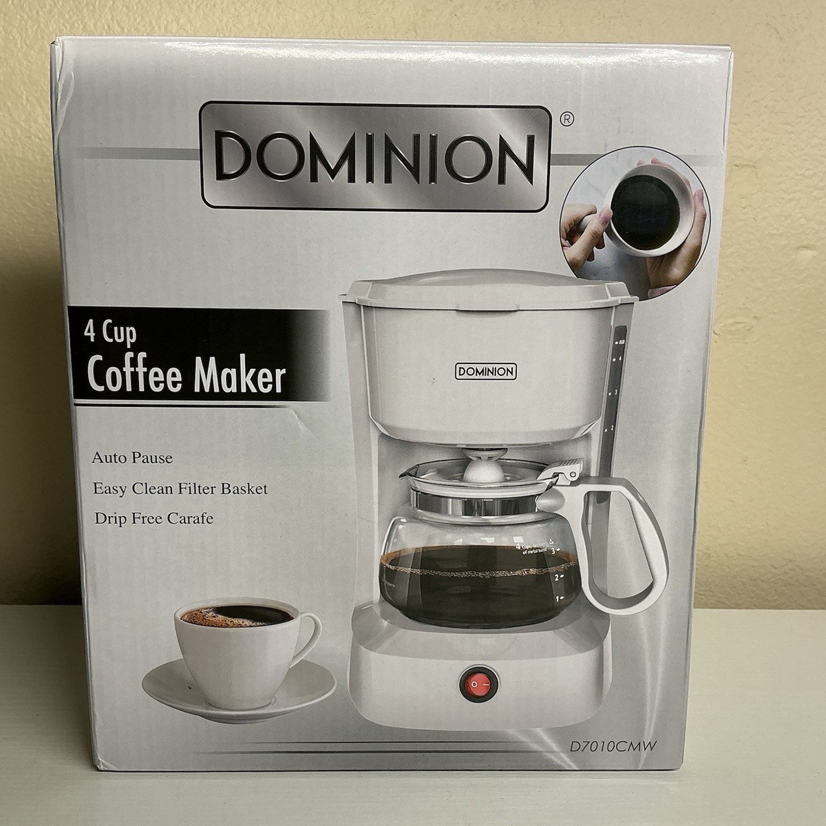 cheap 4 cup coffee maker Single Serve Coffee Maker Mini Black main image 0