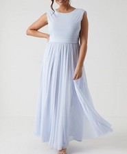 New With Tags Coast Blue Cowl Back Maxi Dress Size 26