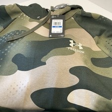 Under Armour 1379211 Men's UA Freedom Rival Fleece Amp Hoodie Hooded Long Sleeve