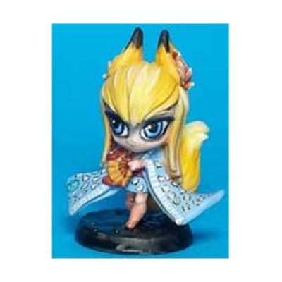 Impact Scar Mini Chibi Kitsune - Zenko Pack New