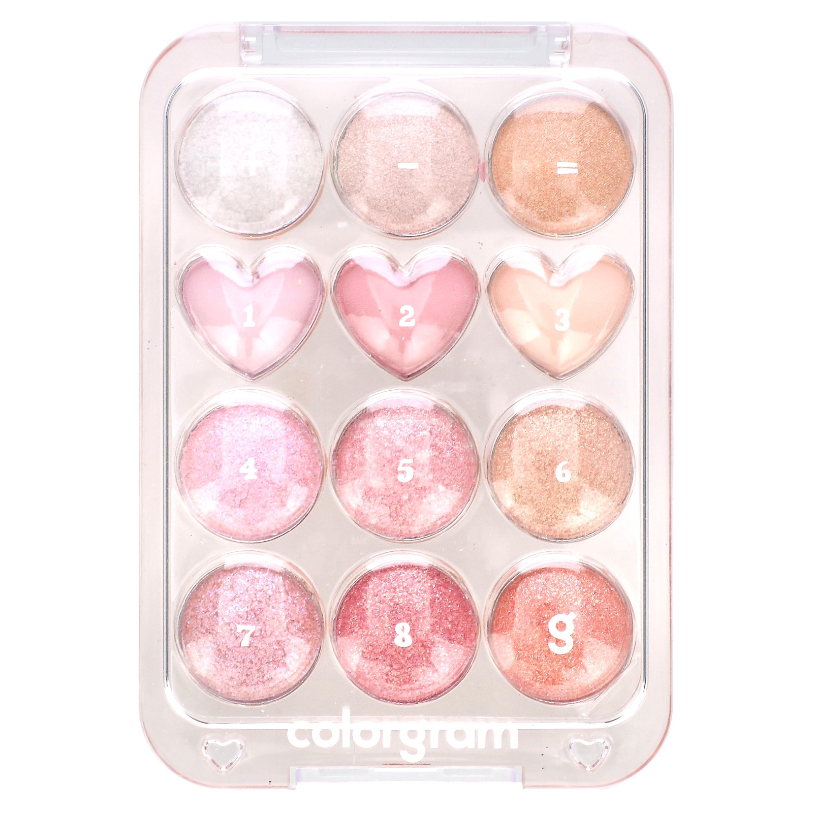 Палитра теней для век Pin Point, 04 Bright + Cool = Love, 0,32 унции (9,1 г)