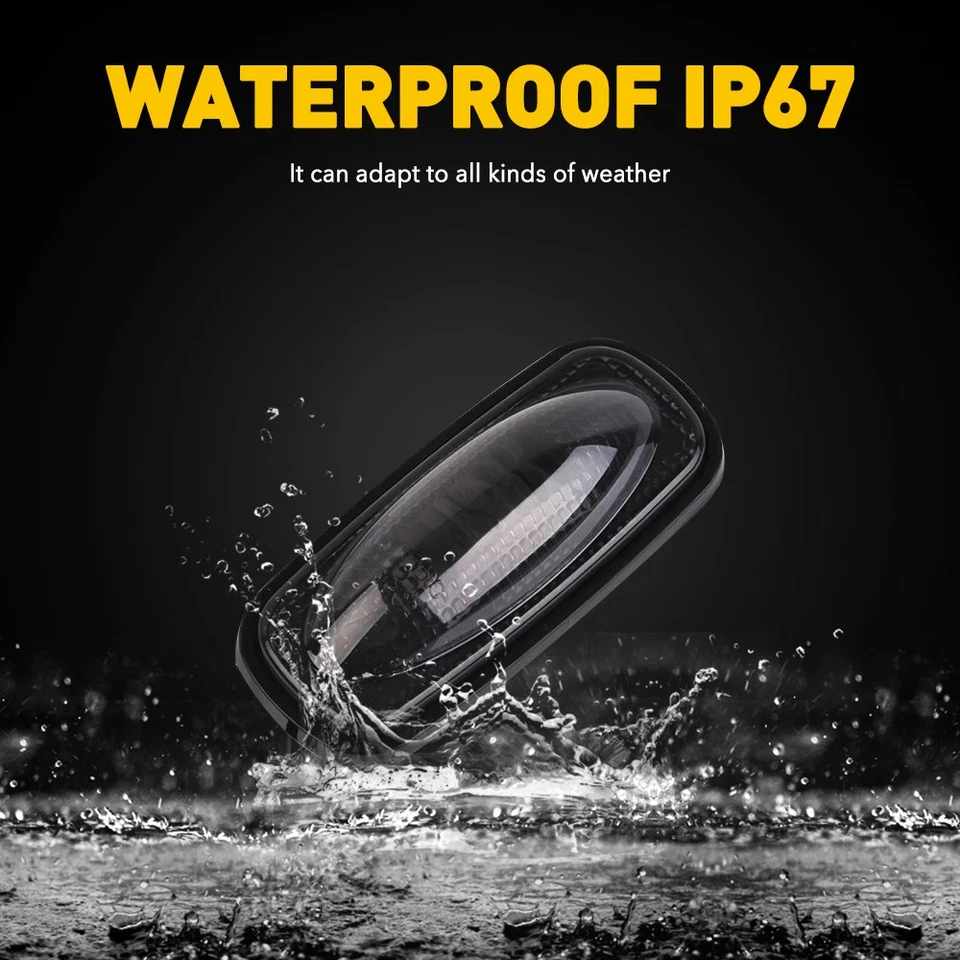 PARA 44629 DODGE RAM 3500 2500 Doble Rueda CAMA LATERAL GUARDABARROS MARCADOR LUZ LÁMPARA 2X Foto 4 de 4