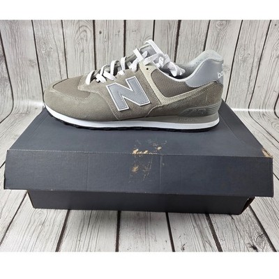 New Balance 574 Core Mens 13 Womens 14.5 2E EE Sneakers Shoes Wide Grey ML574EVG