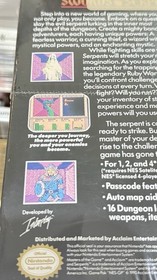 1990 Acclaim Interplay SWORDS AND & SERPENTS Nintendo NES-NEW & Factory Sealed