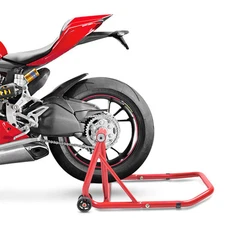 ConStands Rear Paddock Stand Ducati 1299 Panigale S 15-17 red, Single Swing Arm,