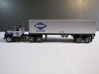 FIRST GEAR 1/34 MACK R MODEL OVERNITE TRANSPORTATION