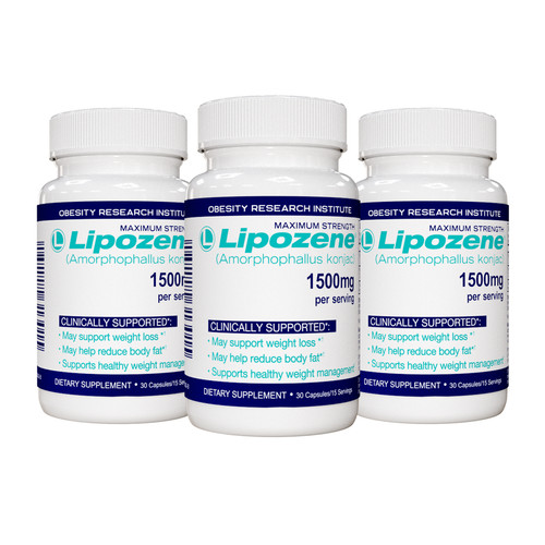 Lipozene® 1500mg 3 Pack 30 Capsules Each Official Store Weight Mgmt