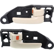 Front Interior Door Handle Set For 1999-03 Toyota Solara Beige Coupe Convertible