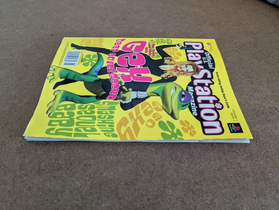 Official U.S. Playstation Magazine January 1999 Issue 4 Vol 2 Gex Nice Shape - Image 4 of 4