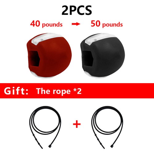 1/2/3/5 Pack JawLine Jaw Exerciser Fitness Ball Neck Face Muscle Trainer Toning - Picture 21 of 27