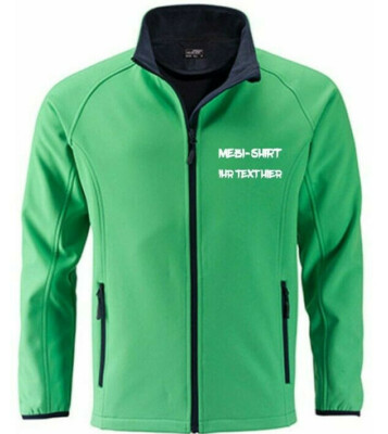 Softshelljacke mit Aufdruck nach Wunsch James+Nicholson Promo Softshell Jacket 