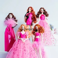 Rosy per Barbie bambola vestiti outfit amore cuore abito da sera principessa vestito 1/6