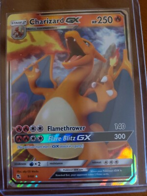 Pokmon Card - Charizard ★ Marked Pokemon Charizard Stamped Charizard GX 9/68 Hidden Fates NM/M | eBay