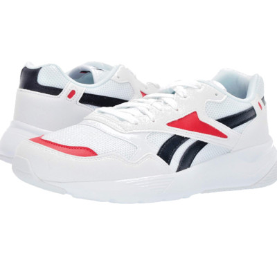 Reebok Men's Royal DASHONIC SNKRS | White/Collegiate Navy/Primal Red | 12.5 M US