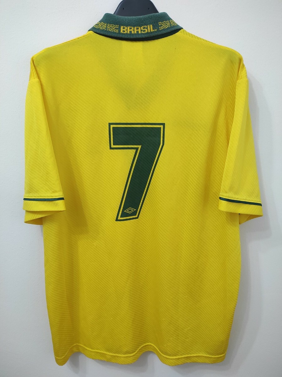 UMBRO 94年　ブラジル代表　7番　Bebeto べベット　ゲームシャツ UMBRO 94年 ブラジル代表 7番 Bebeto べベット ゲームシャツ