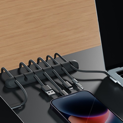 Silicone USB Cable Winder Wire Holder For Mouse Keyboard Earphone Protector - Photo 9/18