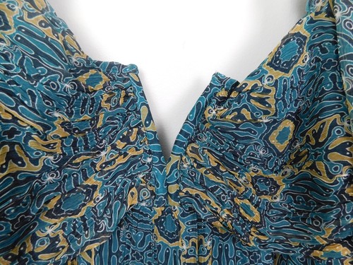 Anthropologie Dress Womens XS Let Me Be Mini Swing Long Sleeve Boho Festival NEW - Picture 4 of 13