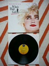 Madonna Who's That Girl Vinyl Original Soundtrack 1987 Sire Europe A2/Bx LP EXC