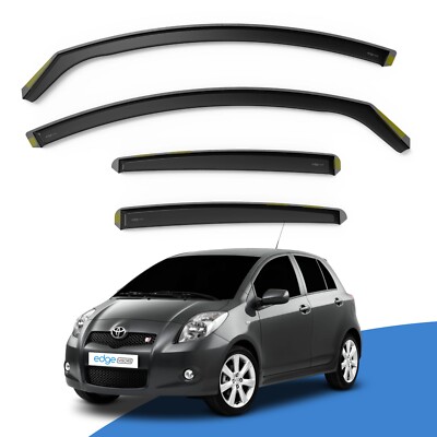 TOYOTA Yaris MK2 2005-2011 5 Door Hatchback Wind Deflectors 4pc Edgevisors