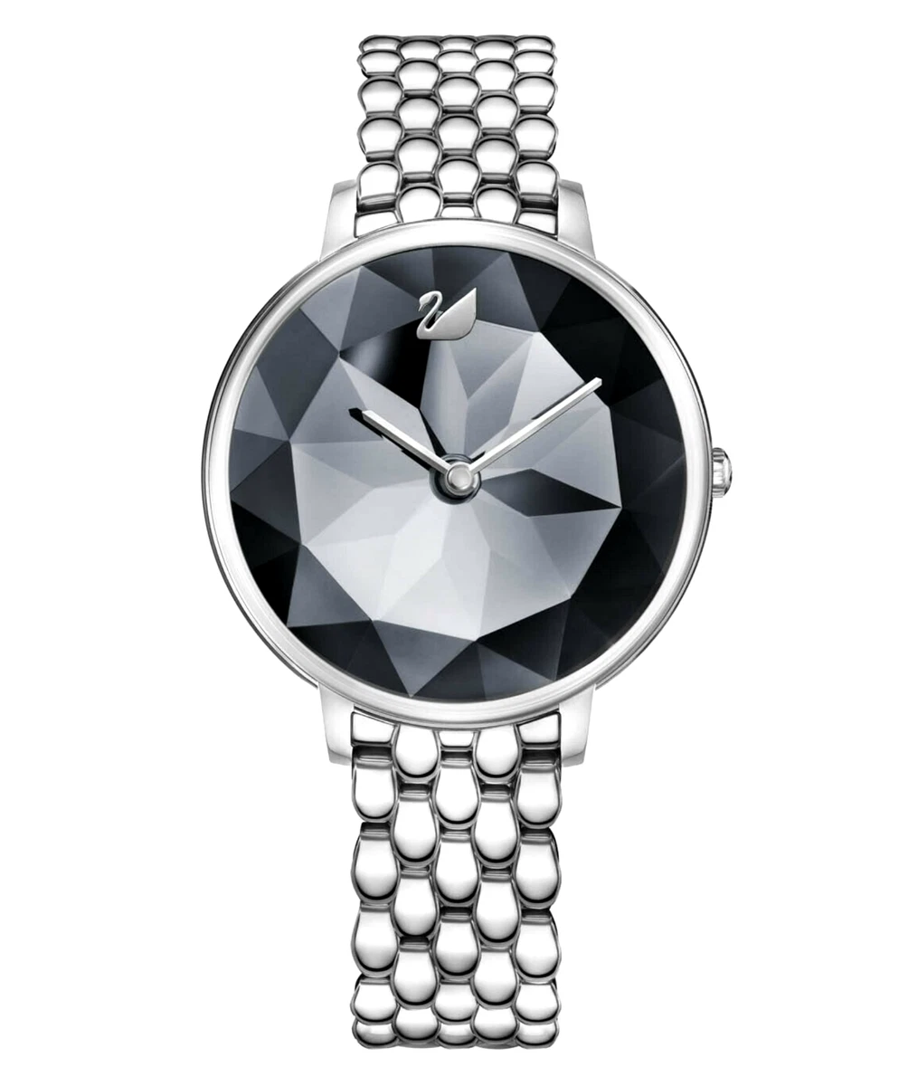 Swarovski 5416020 Crystal Lake DARK GREY Steel Bracelet & Case