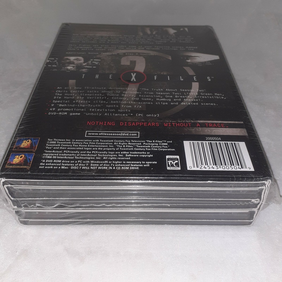 The X-Files - The Complete Second Season (DVD, 2000, 7-Disc The X-Files - The Complete Second Season (DVD, 2000, 7-Disc