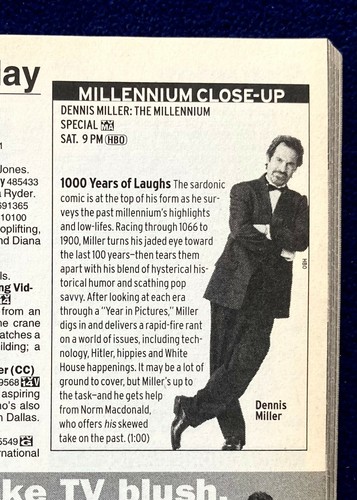 TV Guide MIchael Jackson / Dec. 4-10 1999 / 100 Top Music Videos / No Mail Label - Picture 4 of 10