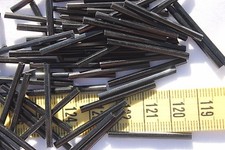 30mm Straight Black Czech Bugle Bead/50 grams