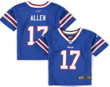Buffalo Bills 17 Josh Allen Toddler Game Jersey - Blue