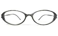 Neostyle Eyeglasses Frames OFFICE 691 615 Clear Grey Striped Oval 51-16-130