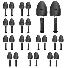 Shoe Trees for Sneakers 12 Pairs Black Shaper Plastic Men Shoe Stretcher Shap...