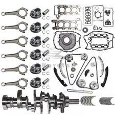AJ126 3.0L Engine Crankshaft Rods Pistons Timing VVT Kit For Jaguar Land Rover
