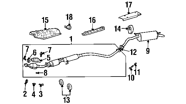 Genuine Exhaust Bolt 90109-A0013