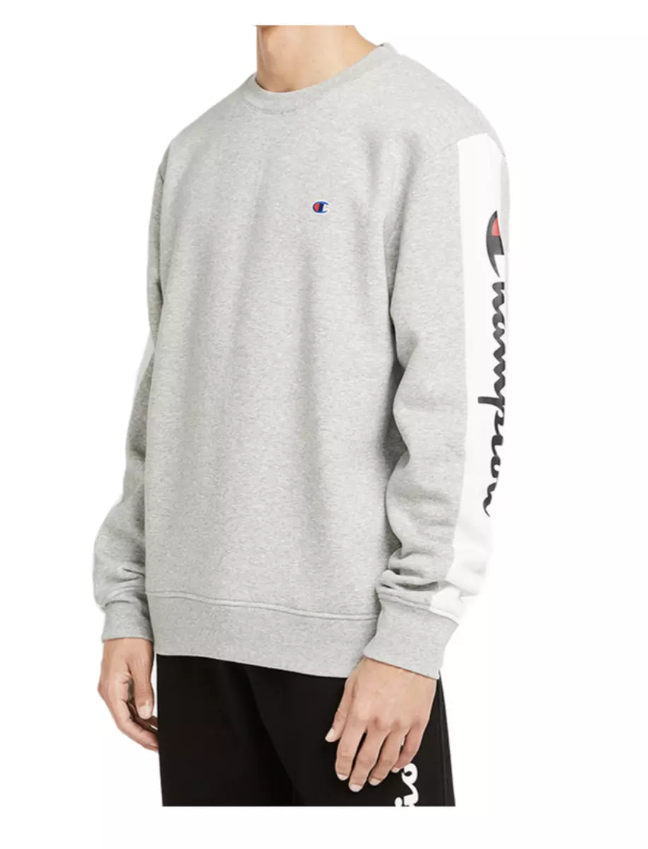 Champion sweater grey crew neck yarn top