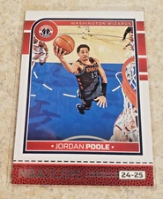 2024-25 Panini NBA Hoops Jordan Poole #190 Washington Wizards