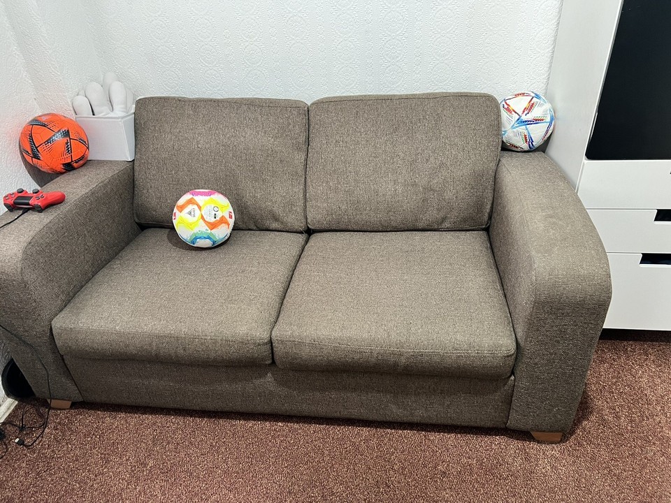 Small Double Sofa Bed With Mattress and Cover , Very Good condition eBay