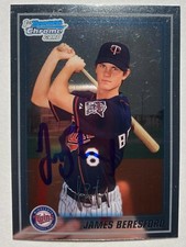 James Beresford Signed Bowman #BCP76 2010 Card Minnesota Twins Auto MLB RAD