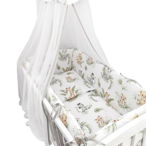 Wiegenset Bettwäsche Set 6-tlg für Babywiege in vielen Designs - Bild 17 von 54