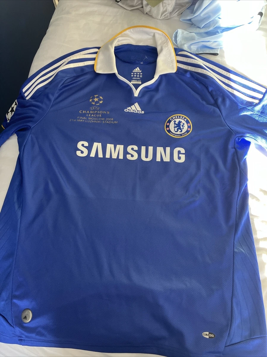 Chelsea 2008 Champions League Final Shirt. XL With Terry Print