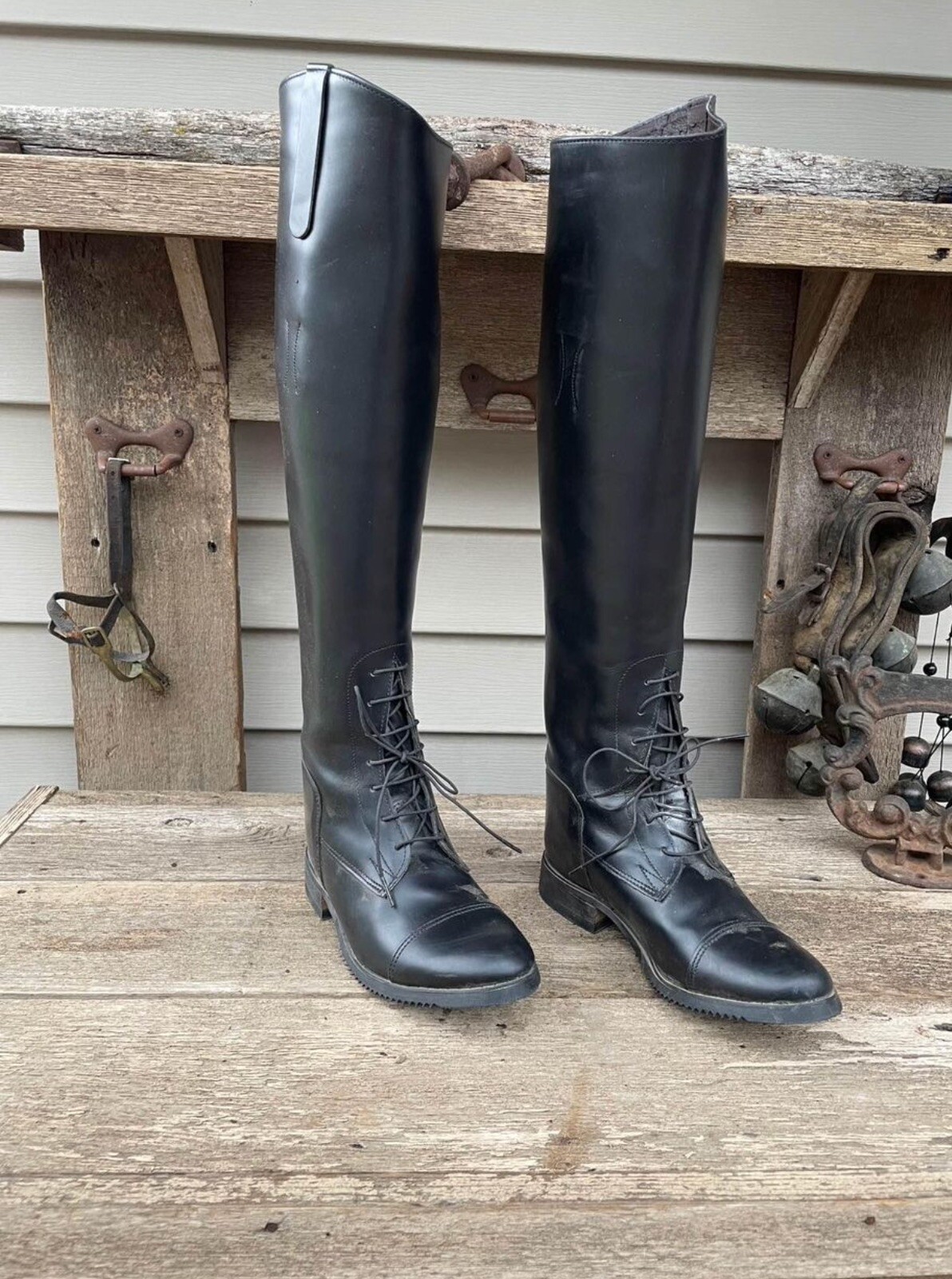 Horse Riding Apparel - Ladies 6 1/2 Devon Aire English Tall Field Boots