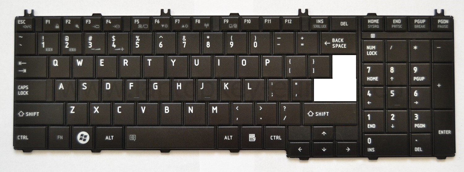 Clavier Toshiba MP-09N16F0-5281 Pour Satellite C670-1CK – Occasion Fonctionnel