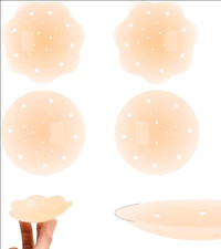 Awant 2024 Newest Added Lift Super-Sticky Nipple Covers Reusable Waterproof Push